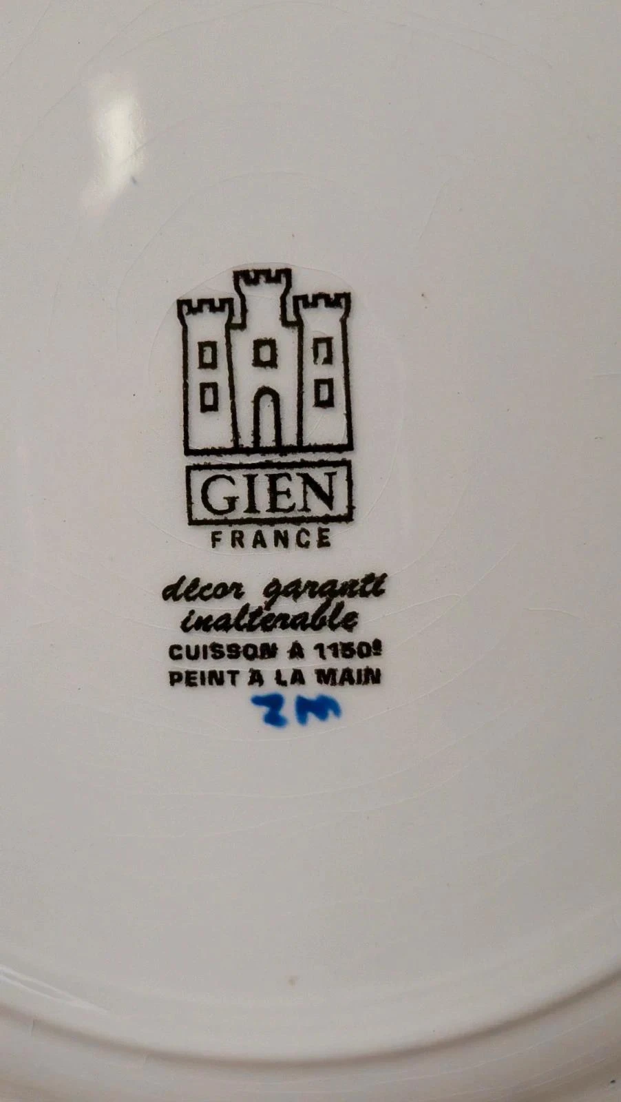 Assiette Gien France modèle Renaissance – photo 6